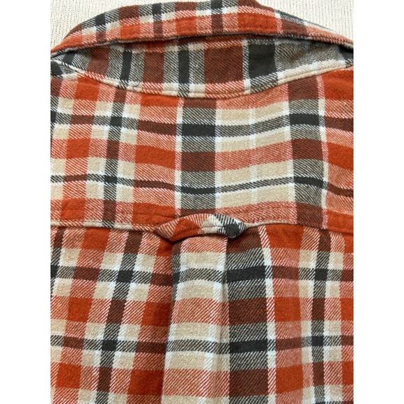 Eddie Bauer Mens Plaid Flannel Shirt Long Sleeve Button Up Big and Tall Size XXL - Picture 8 of 10